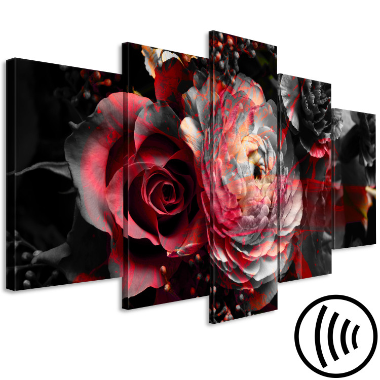 Canvas Print Sadness (5 Parts) Wide 150282 additionalImage 6