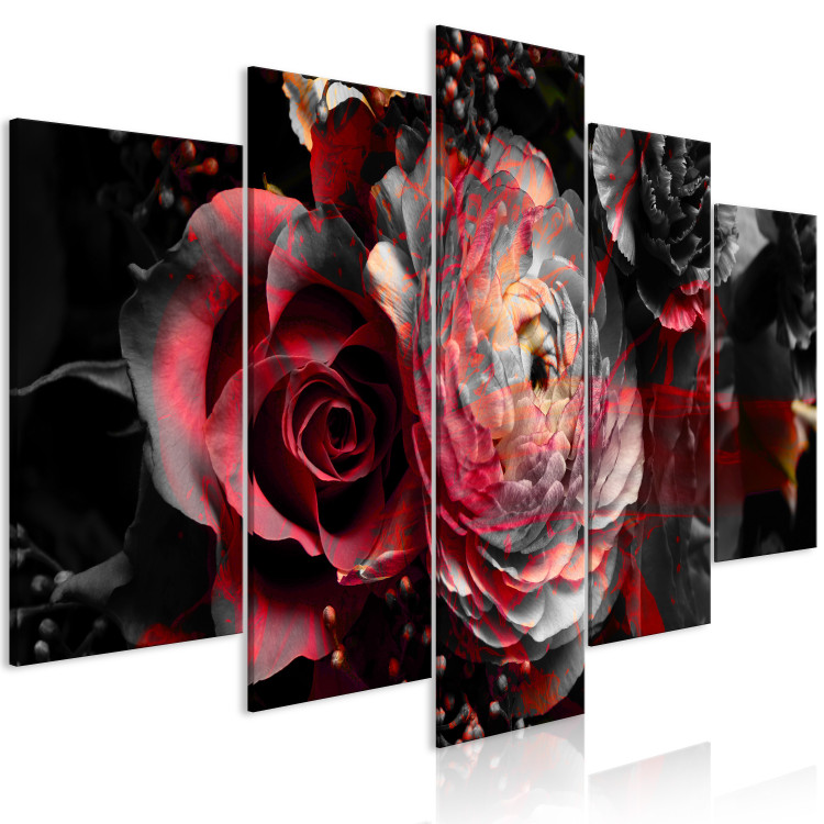 Canvas Print Sadness (5 Parts) Wide 150282 additionalImage 2
