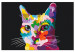 Paint by number Colorful Cat - Domestic Pet in Motley Spots 150382 additionalThumb 6