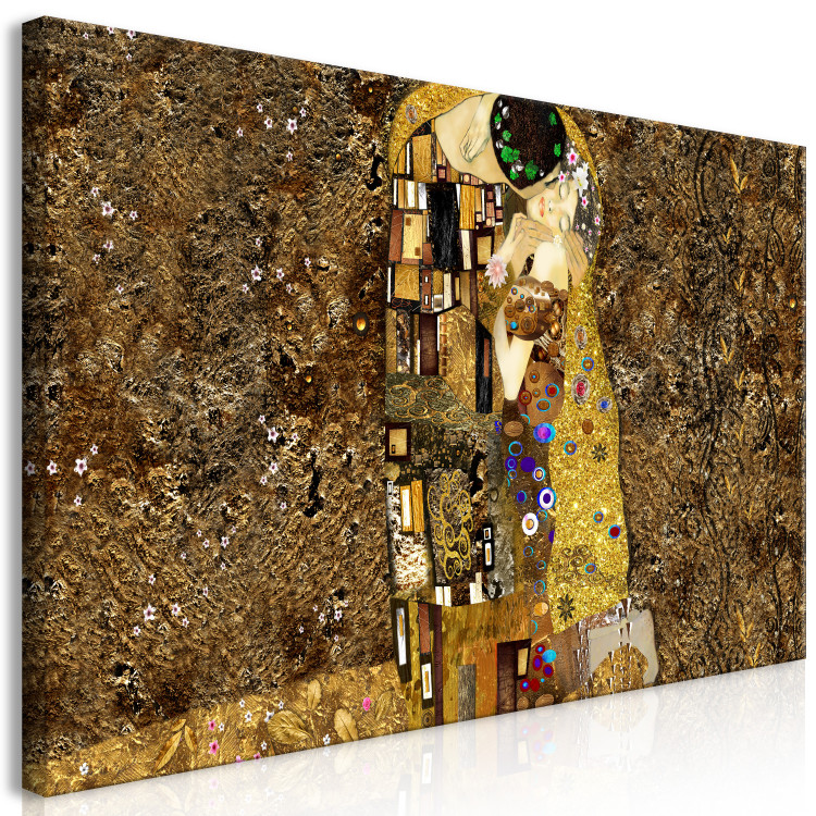 Large canvas print Golden Kiss II [Large Format] 150782 additionalImage 3