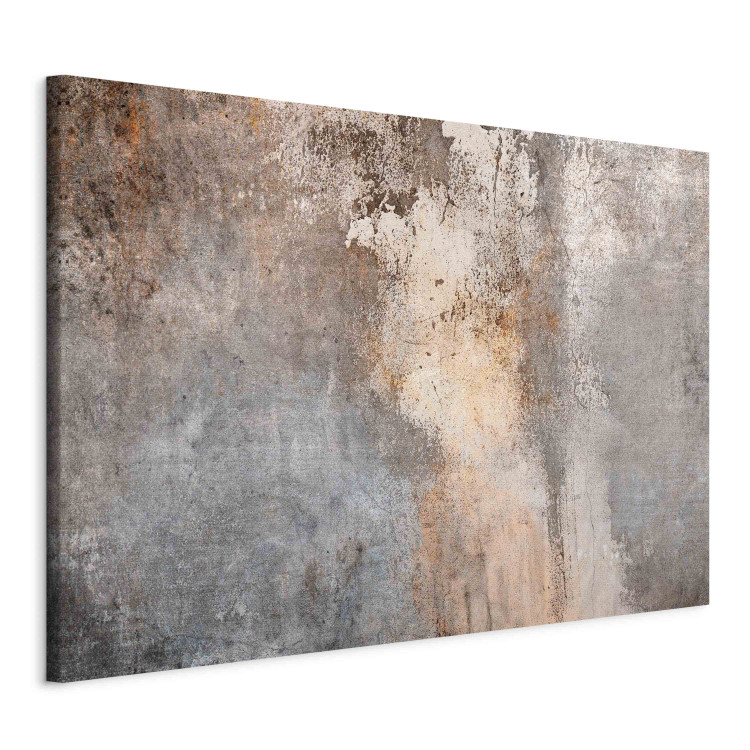 Large canvas print Rubbed Rust - Abstract Structures in Brown and Gray Colors [Large Format] 151482 additionalImage 3