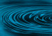 Canvas Art Print Blue vortex - abstract, fancy with blue and black graphics 56682 additionalThumb 2