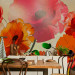 Wall Mural Velvety Poppies - Artistic Shot of Flowers in Energetic Colours 60382 additionalThumb 4