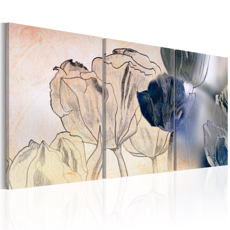 Canvas Sketch of Tulips 90082 additionalImage 2