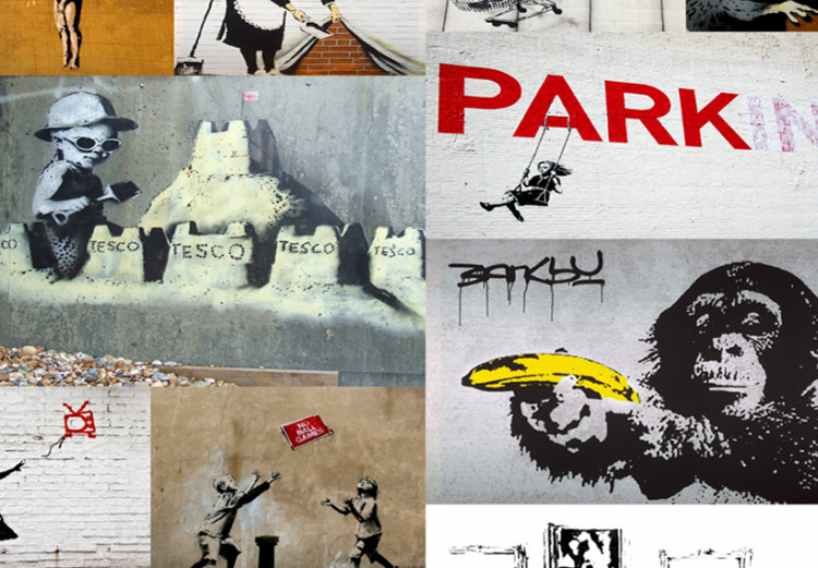 Canvas Print Art of Collage: Banksy III 94882 additionalImage 5
