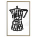 Wall Poster Coffee First Then We'll Talk - black coffee pot with white texts 114792 additionalThumb 16