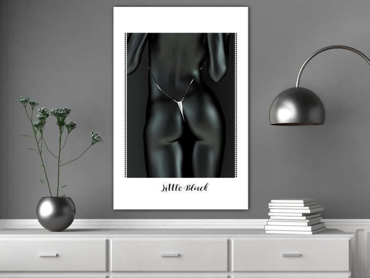 Canvas Print Dimension of Beauty (1-part) - Black and White Art of Female Nude 114992 additionalImage 3