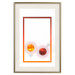 Poster Mars and Venus - abstraction with a pair of planets and gender symbols on a white background 116792 additionalThumb 19