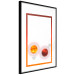 Poster Mars and Venus - abstraction with a pair of planets and gender symbols on a white background 116792 additionalThumb 12