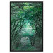 Poster Green Pergola - landscape with a passage among leaves and tree branches 117892 additionalThumb 18