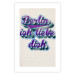 Poster Berlin Ich Liebe Dich - graffiti with German texts against a beige background 118792 additionalThumb 19
