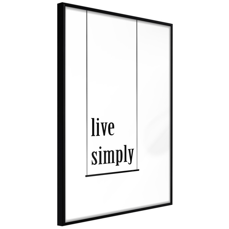 Wall Poster Minimalist Slogan - black and white composition with an English quote 119192 additionalImage 10