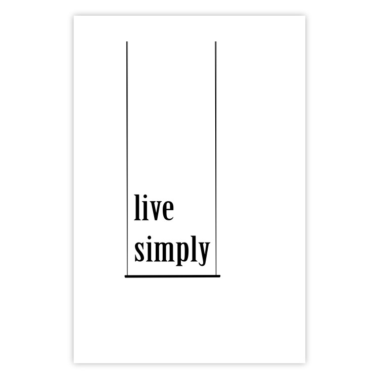 Wall Poster Minimalist Slogan - black and white composition with an English quote 119192 additionalImage 19