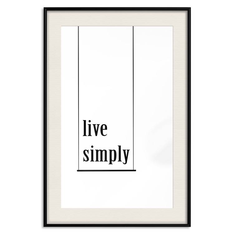 Wall Poster Minimalist Slogan - black and white composition with an English quote 119192 additionalImage 18
