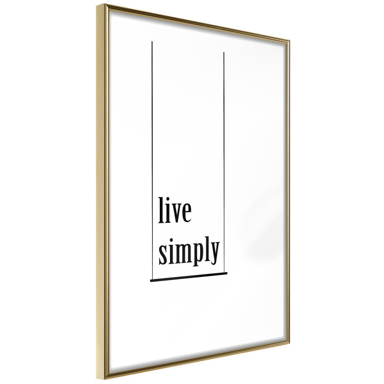 Wall Poster Minimalist Slogan - black and white composition with an English quote 119192 additionalImage 6