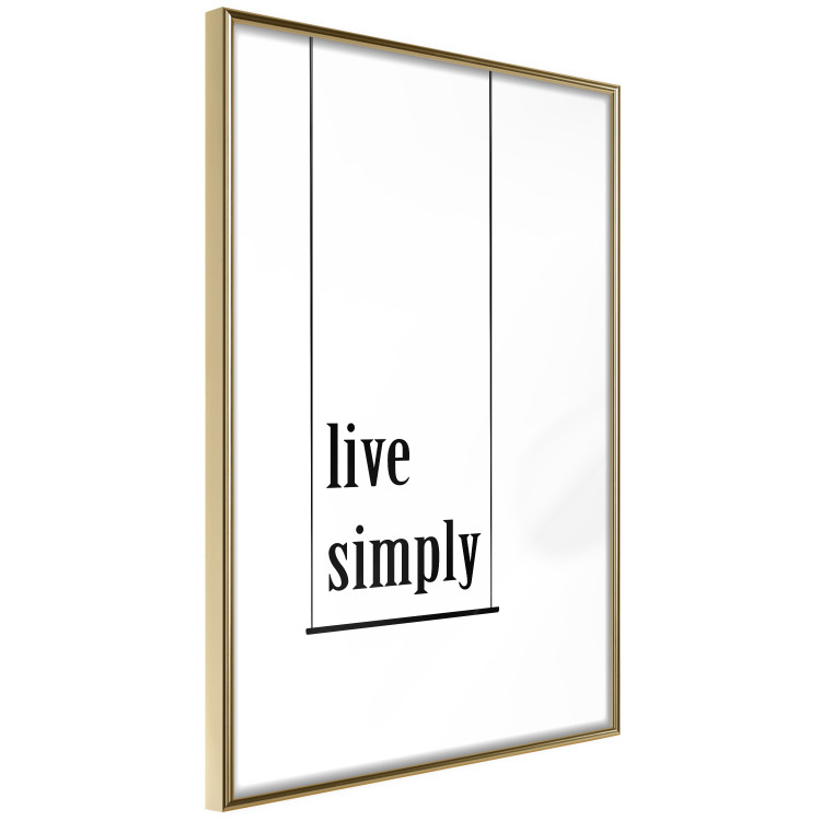 Wall Poster Minimalist Slogan - black and white composition with an English quote 119192 additionalImage 12