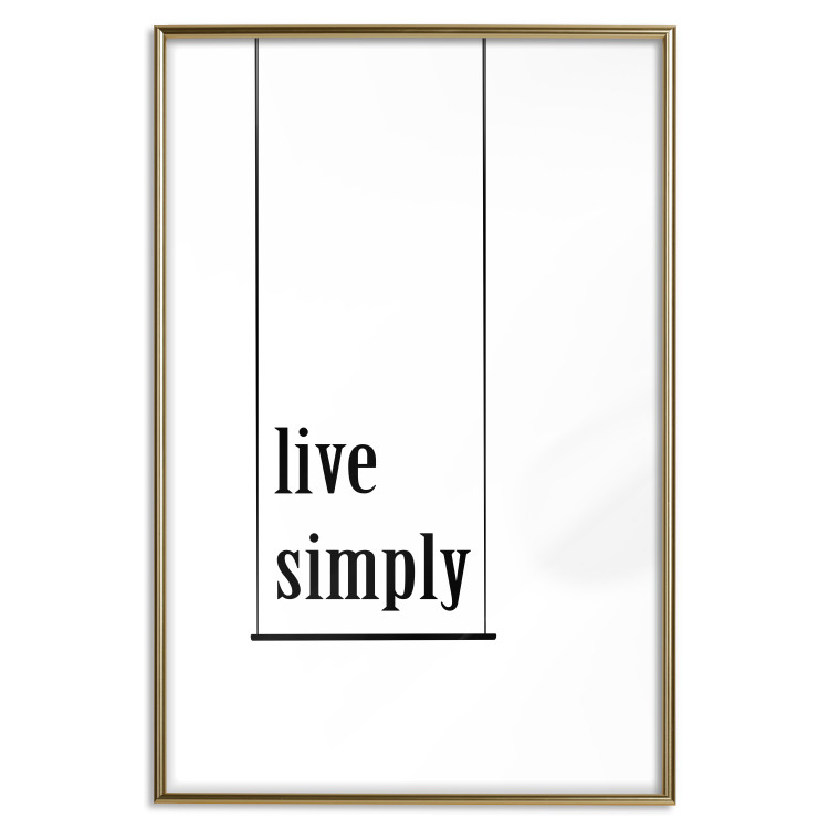 Wall Poster Minimalist Slogan - black and white composition with an English quote 119192 additionalImage 20