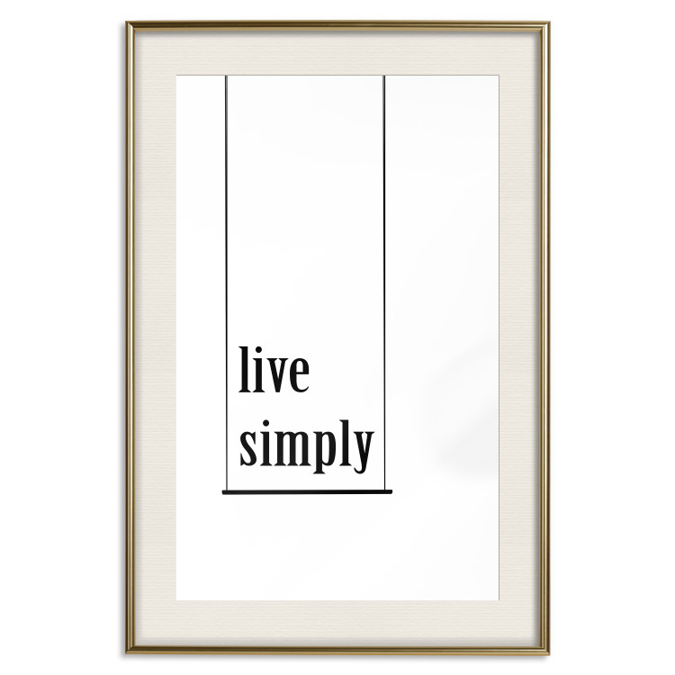 Wall Poster Minimalist Slogan - black and white composition with an English quote 119192 additionalImage 19