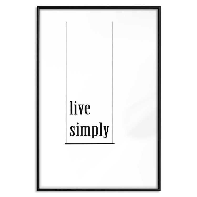 Wall Poster Minimalist Slogan - black and white composition with an English quote 119192 additionalImage 17