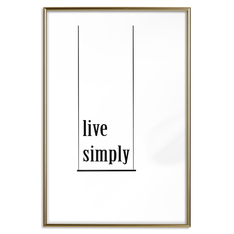 Wall Poster Minimalist Slogan - black and white composition with an English quote 119192 additionalImage 14
