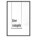 Wall Poster Minimalist Slogan - black and white composition with an English quote 119192 additionalThumb 18