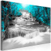 Large canvas print Cascade of Thoughts (Turquoise) [Large Format] 125692 additionalThumb 3