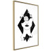 Wall Poster Cosmos in Mind - abstract black portrait of woman with planets 128492 additionalThumb 7