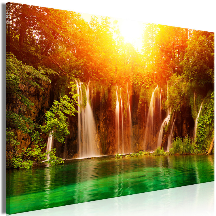 Large canvas print Nature: Magnificent Waterfall [Large Format] 128692 additionalImage 3