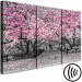 Canvas Print Blooming Magnolias - triptych with magnolia trees and pink flowers 128792 additionalThumb 6