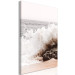 Canvas Torn Element (1-part) vertical - landscape of a broken sea wave 129492 additionalThumb 2