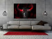 Canvas Print Angry Bull (1-piece) Wide - first variant - abstraction 130492 additionalThumb 3