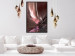 Poster Senna Land - night landscape of pink aurora surrounded by mountains 132092 additionalThumb 6