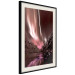 Poster Senna Land - night landscape of pink aurora surrounded by mountains 132092 additionalThumb 2