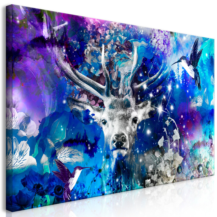 Large canvas print Blue Deer II [Large Format] 132392 additionalImage 3