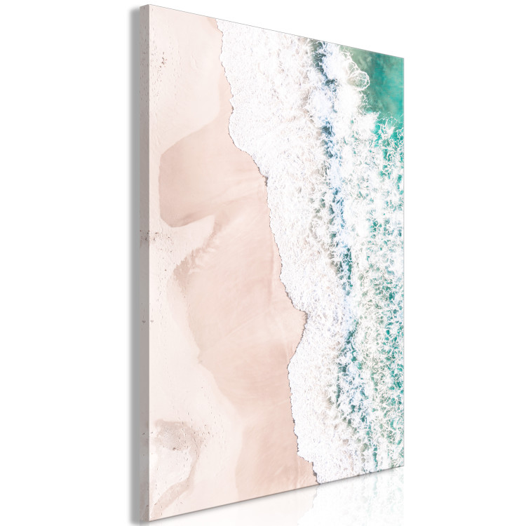 Canvas Print Turquoise Waves - Sea Coast from Aerial view with Waves 135292 additionalImage 2