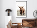 Wall Poster Young Bull - animal against a rural landscape and clear sky 137692 additionalThumb 10