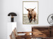 Wall Poster Young Bull - animal against a rural landscape and clear sky 137692 additionalThumb 11