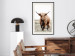 Wall Poster Young Bull - animal against a rural landscape and clear sky 137692 additionalThumb 8
