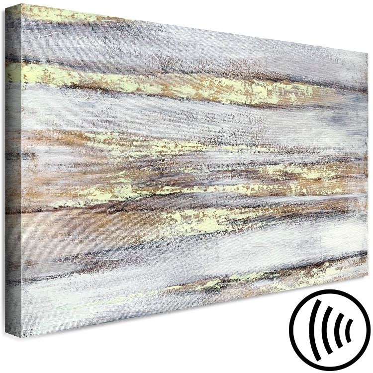 Canvas Art Print Painted Planks (1-piece) Wide - shabby chic style abstraction 138292 additionalImage 6