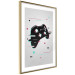 Poster Cyberpad - black controller pattern with colorful effects on a white background 138692 additionalThumb 9