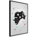 Poster Cyberpad - black controller pattern with colorful effects on a white background 138692 additionalThumb 8