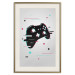 Poster Cyberpad - black controller pattern with colorful effects on a white background 138692 additionalThumb 21