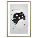 Poster Cyberpad - black controller pattern with colorful effects on a white background 138692 additionalThumb 15