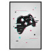 Poster Cyberpad - black controller pattern with colorful effects on a white background 138692 additionalThumb 19