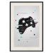 Poster Cyberpad - black controller pattern with colorful effects on a white background 138692 additionalThumb 23