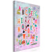 Canvas Print Happy Alphabet (1-piece) Vertical - colorful letters for children 143492 additionalThumb 2