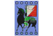 Paint by number Dignified Animal - Man With a Banner Riding a Unicorn 144092 additionalThumb 4