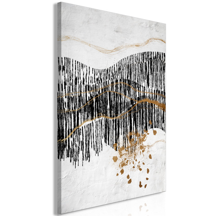 Canvas Wild Trails - Abstract Representation of a Mountain Landscape 145492 additionalImage 2