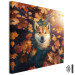 Canvas Print AI Shiba Dog - Portrait of a Friendly Animal in an Autumn Mood - Square 150292 additionalThumb 8