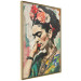 Poster Portrait in Profile - Frida Kahlo Against a Cracked Wall 152192 additionalThumb 5